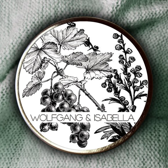 ABSINTHE BLACK CURRANT NATURAL SOY CANDLE TIN - Picture 1 of 4